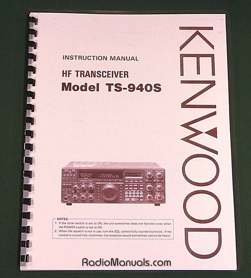 Kenwood TS-940S Instruction Manual